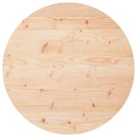 Tafelblad rond 60x3 cm massief grenenhout - thumbnail