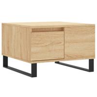 Salontafel 55x55x36,5 cm bewerkt hout sonoma eikenkleurig - thumbnail