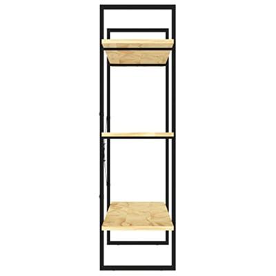 VidaXL Boekenkast met 3 schappen 100x30x105 cm massief grenenhout VidaXL Boekenkast met 3 schappen 100x30x105 cm massief grenenhout