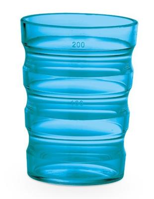 Sure-Grip drinkbeker met Ribbels blauw Sure-Grip drinkbeker met Ribbels blauw