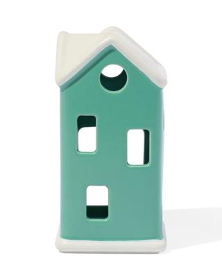 HEMA Theelichthouder huisje groen (groen)