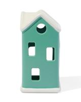 HEMA Theelichthouder huisje groen (groen) - thumbnail