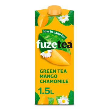 Fuze Tea Green Iced Tea Mango Chamomile 1,5 L bij Jumbo