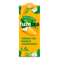 Fuze Tea Green Iced Tea Mango Chamomile 1,5 L bij Jumbo - thumbnail