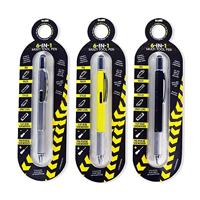 6-in-1 Multitool Pen geel - thumbnail