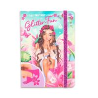 Fantasy Model kleurboek Glitter Fun meisjes 19,5 cm papier - thumbnail