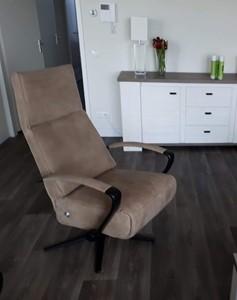 Leren relaxfauteuil met stalen frame - bruin leer - Echt leer, Industrieel, ontdek de vele Leersoorten en Kleuren bij ShopX
