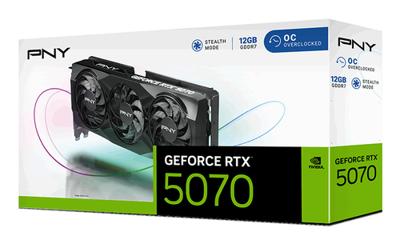 PNY - Grafische kaart - GEFORCE RTX 5070 12GB OC
