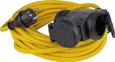 AS Schwabe 61457 Stroom Verlengkabel 16 A Geel 1.5 m AT-N07V3V3-F 3G 1,5 mm²