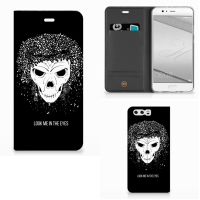 Mobiel BookCase Huawei P10 Plus Skull Hair Mobiel BookCase Huawei P10 Plus Skull Hair