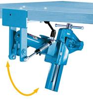 Heuer Lift-/hoogteversteller | voor bekbreedte 120 mm | neerklapbar 360graden draaibaar | 1 stuk - 106120 106120 - thumbnail