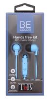 T'nB ESBCBL BE-COLOR in-ear stereo-hoofdtelefoon voetgangerset blauw - thumbnail
