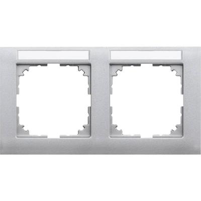 Merten MEG4021-3660 Afdekking Frame System M Aluminium 1 stuk(s)
