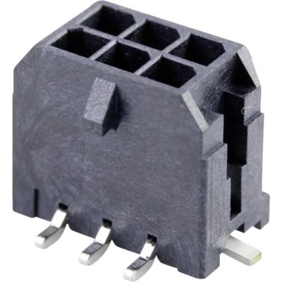 Molex 430450620 Male header, inbouw (standaard) Totaal aantal polen: 6 Rastermaat: 3 mm Inhoud: 1 stuk(s) Tape on Full reel Molex 430450620 Male header, inbouw (standaard) Totaal aantal polen: 6 Rastermaat: 3 mm Inhoud: 1 stuk(s) Tape on Full reel