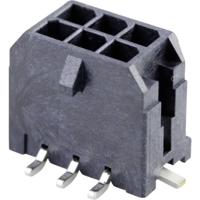 Molex 430450620 Male header, inbouw (standaard) Totaal aantal polen: 6 Rastermaat: 3 mm Inhoud: 1 stuk(s) Tape on Full reel - thumbnail