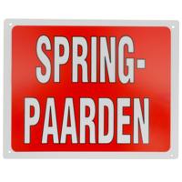 Trailerbord Springpaarden - thumbnail