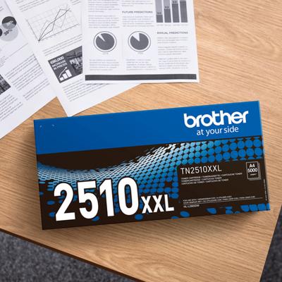 Brother TN2510XL zwarte toner met hoge capaciteit - 3000 pagina's - thumbnail