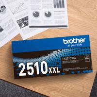 Brother Toner TN-2510XL Origineel Zwart 3000 bladzijden TN-2510 XL - thumbnail