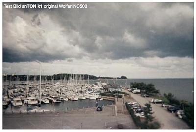 anTON K1 filmkamera met onderwaterbehuizing, zwart