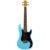 Flight Rock Series Mini Bass Lite Blue elektrische basgitaar - thumbnail