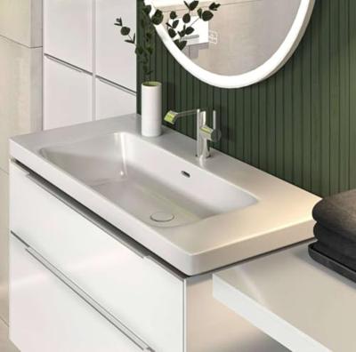 Wastafel Villeroy & Boch Subway 3.0 Met CeramicPlus 1 Kraangat Met Overloop 100x47x16.5 cm Stone White Villeroy & Boch