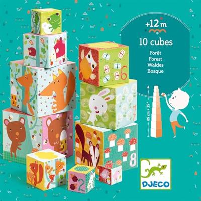 10 Bosblokjes DJECO groen