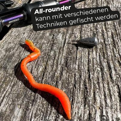 Spro Freestyle Twitch Worm Salt & Pepper 5st.