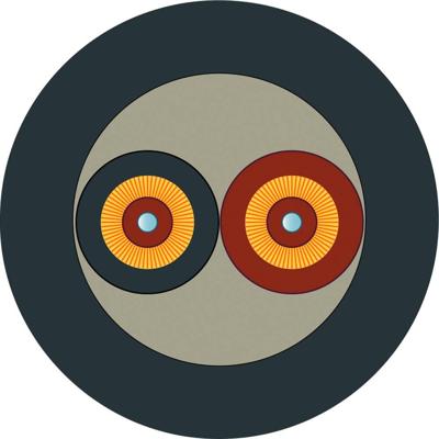 Siemens 6XV18735RT15 Glasvezel Optische vezel Aansluitkabel Zwart, Oranje 50/125 µ Multimode OM2