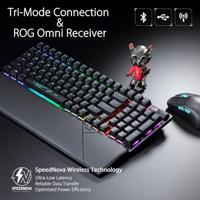 Gaming Keyboard Asus ROG Strix Scope II 96 Qwerty Spaans Zwart - thumbnail