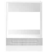 Ovenkast Kalmar bewerkt hout grijs sonoma eiken - thumbnail