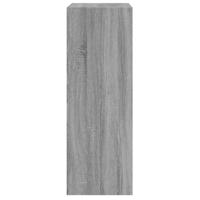 Schoenenkast 60x34x96,5 cm bewerkt hout grijs sonoma eikenkleur - thumbnail