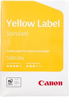Kopieerpapier Canon Yellow Label A4 80gr wit 500 vel | 5 stuks