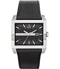 Horlogeband Armani Exchange AX2203 Leder Zwart 32mm Horlogeband Armani Exchange AX2203 Leder Zwart 32mm