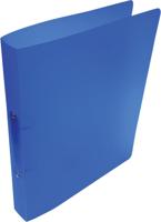 Alpha ringmap, voor ft A4, uit PP, 2 ringen van 25 mm, transparant blauw - thumbnail