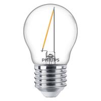 Philips LED Kogellamp Transparant - 15 W - E27 - warmwit licht - thumbnail