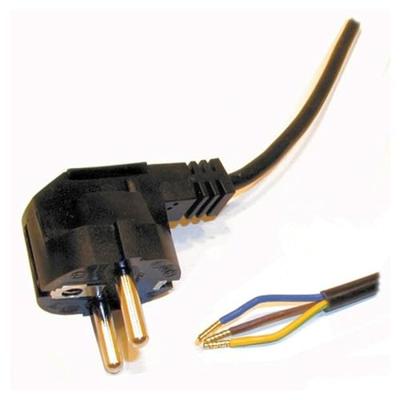 Aansluitsnoer RA 1,5 M 3 x 0,75 mm² zwart