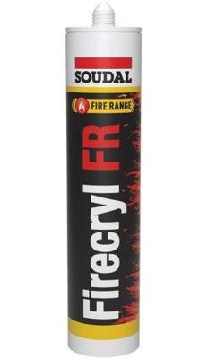 Soudal firecryl fr | brandwerende acrylaatkit | grijs | 310 ml - 107433 Soudal firecryl fr | brandwerende acrylaatkit | grijs | 310 ml - 107433