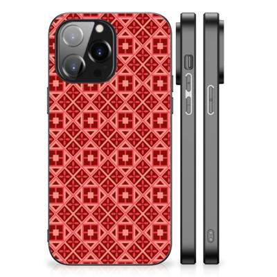 iPhone 14 Pro Max Back Case Batik Rood iPhone 14 Pro Max Back Case Batik Rood