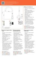 ROUSSEAU Keukenmengkraan Køben - Zonder handdouche - Zwart - thumbnail