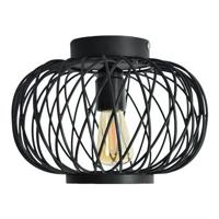 Urban Interiors Plafondlamp 'Twist' Ø25cm, kleur Zwart - thumbnail