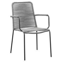 Stapelstoel Isola - metaal/rope - 85x53x64 cm - thumbnail