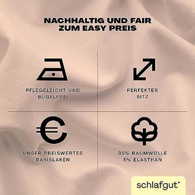 Schlafgut Schlafgut EASY Jersey Elasthan Hoeslaken M - 120x200 - 130x220 230 Red Light