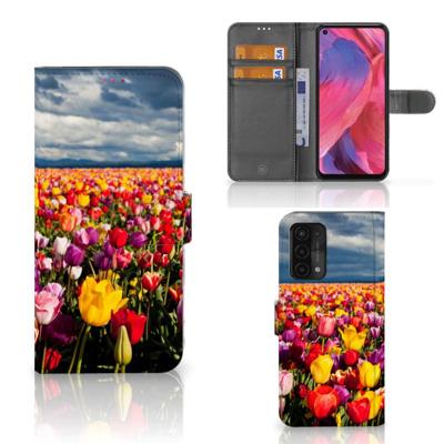 OPPO A54 5G | A74 5G | A93 5G Hoesje Tulpen OPPO A54 5G | A74 5G | A93 5G Hoesje Tulpen
