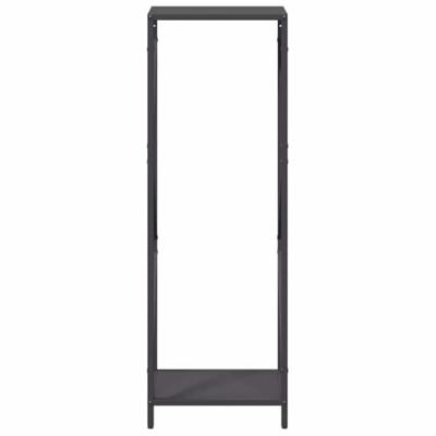 Brandhoutrek 34x25x100 cm koudgewalst staal zwart