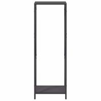 Brandhoutrek 34x25x100 cm koudgewalst staal zwart - thumbnail