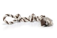Flossytouw hondenspeeltje 3 knopen multi 600 gram - thumbnail