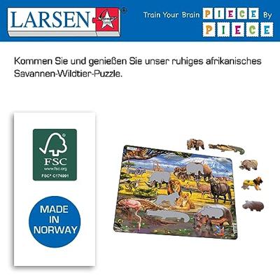 Selecta Larsen legpuzzel dieren - afrikaanse savanne, 43st. Selecta Larsen legpuzzel dieren - afrikaanse savanne, 43st.