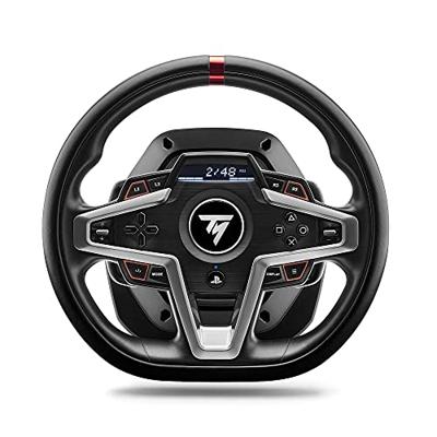 Thrustmaster T248P FF Wheel (PS5/PC) Stuurwiel PC, PlayStation 4, PlayStation 5 Zwart, Zilver Incl. pedaal