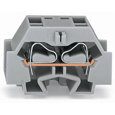 WAGO 262-331 Aderklem 12 mm Spanveer Toewijzing: L Grijs 100 stuk(s)