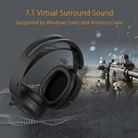 Asus TUF Gaming H3 Wireless Over Ear headset Radiografisch 7.1 Surround Zwart Volumeregeling, Microfoon uitschakelbaar (mute) Gamen - thumbnail